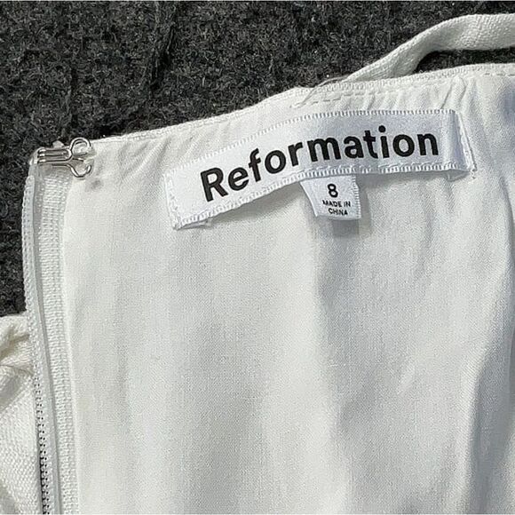 NWT🏷️Reformation Tovianna Linen Dress Size 8 - Picture 3 of 5